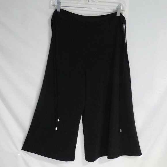 AB Studio Pants - AB STUDIO | large | Capri Leggings With Decorative Double String Sides | USA